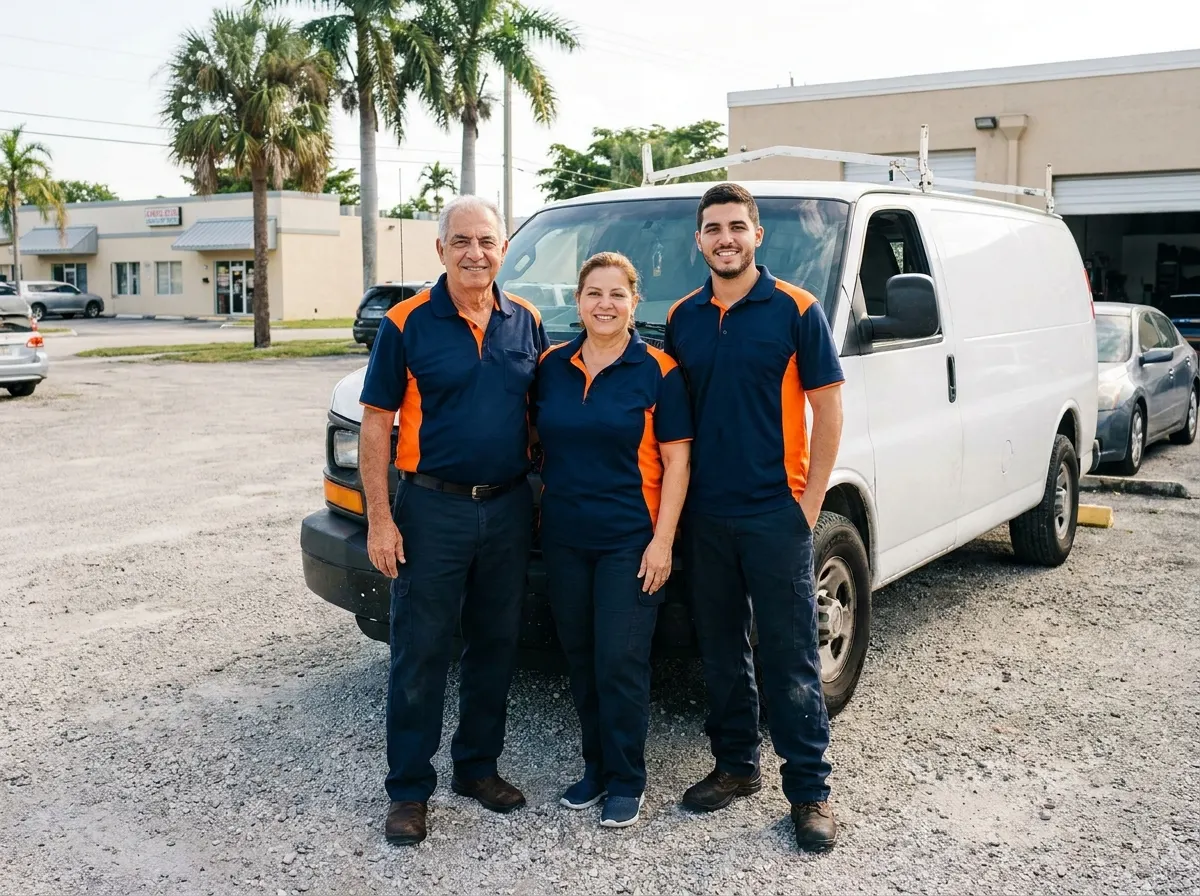 The TrackPortaPotty Hub team — portable toilet supplier in Hialeah, FL